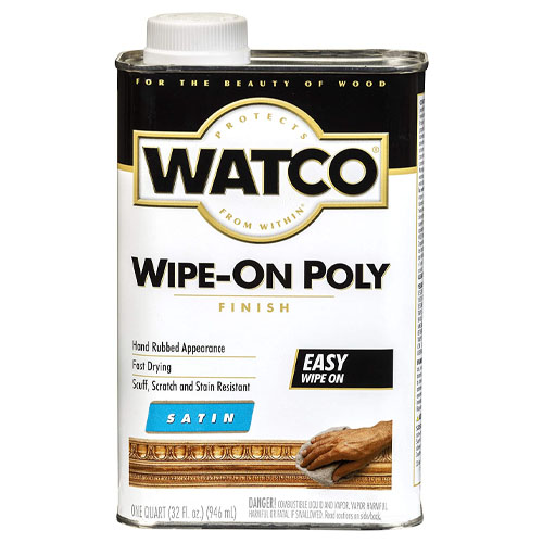 WATCO WIPE-ON POLY SATIN QUART - Knudson Lumber Company