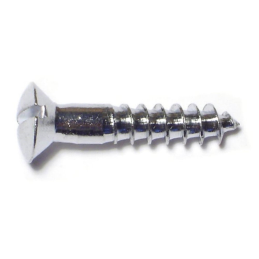 #10 x 1" Steel Slotted Oval Head Wood Screws - Knudson Lumber Company